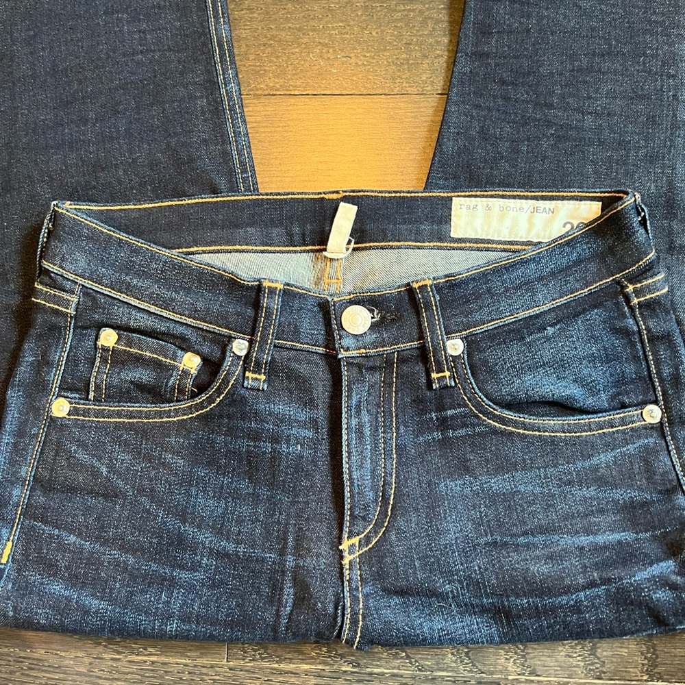 RAG & BONE womens straight leg jeans